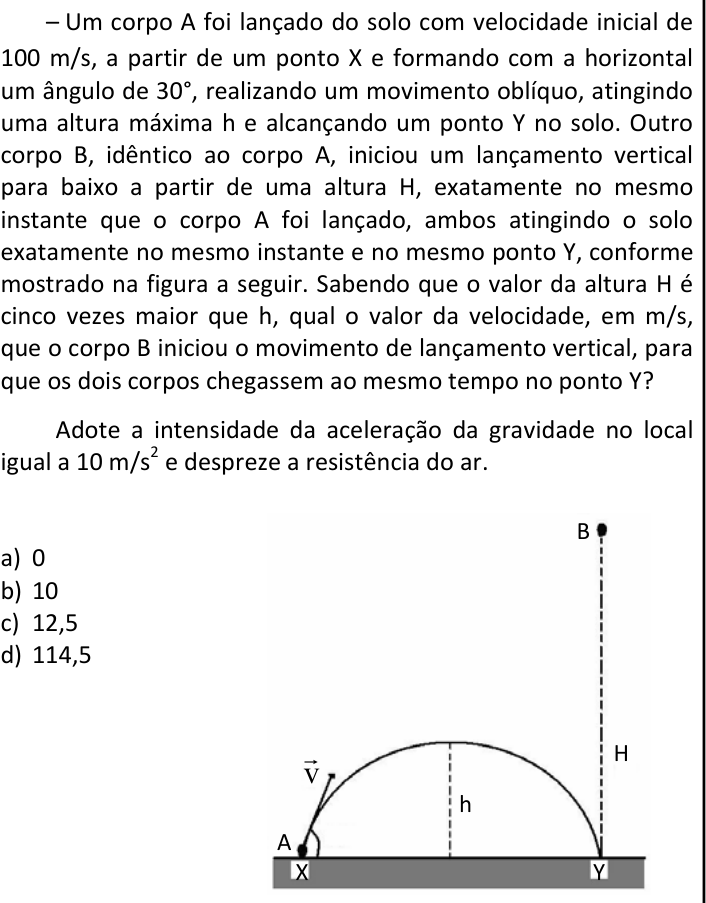 Questão 69 no caderno CFS 2 da EEAR 2025