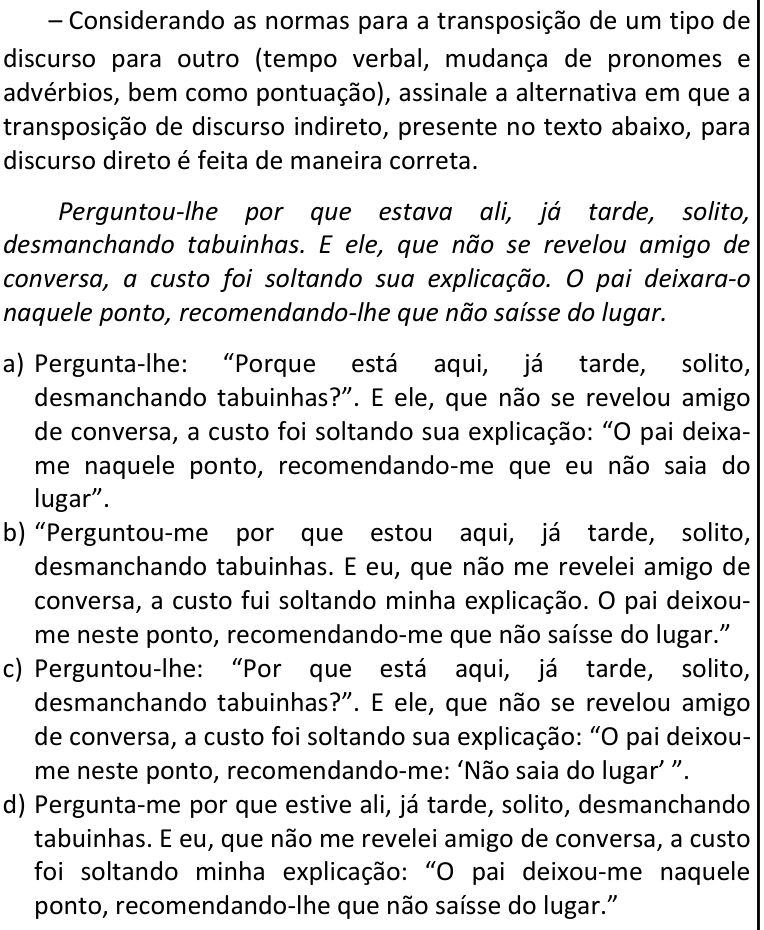 Questão 19 no caderno CFS 1 da EEAR 2026