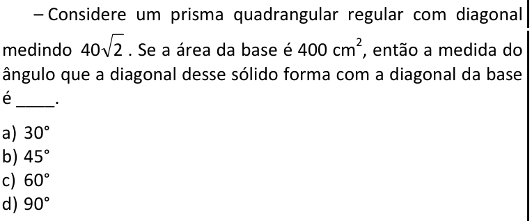 Questão 39 no caderno CFS 1 da EEAR 2026