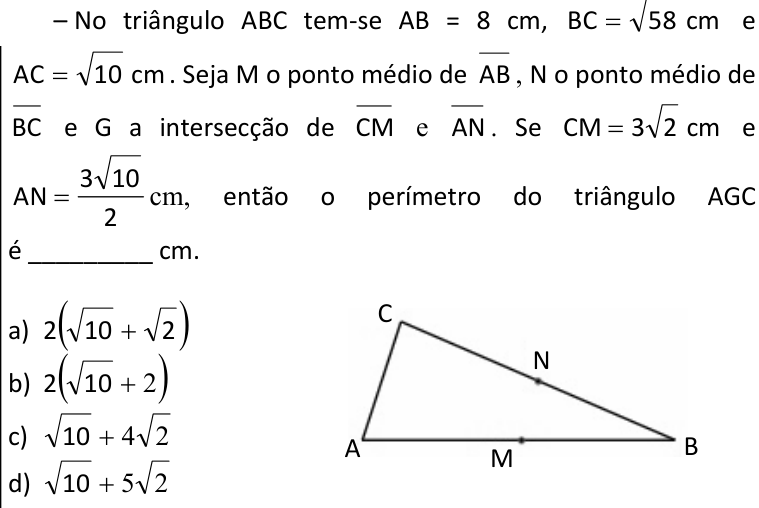 Questão 40 no caderno CFS 1 da EEAR 2026