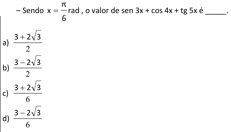 Questão 43 no caderno CFS 1 da EEAR 2026