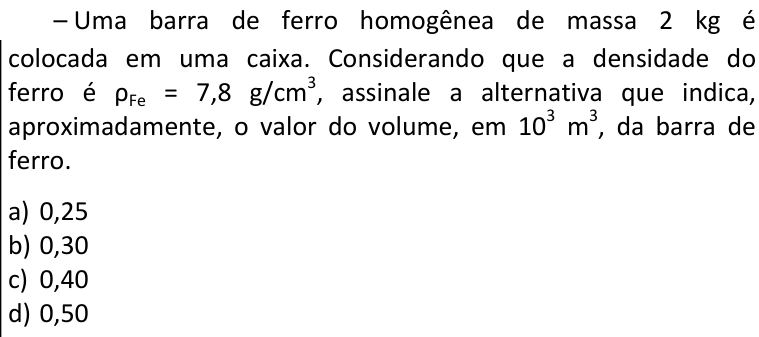 Questão 49 no caderno CFS 1 da EEAR 2026