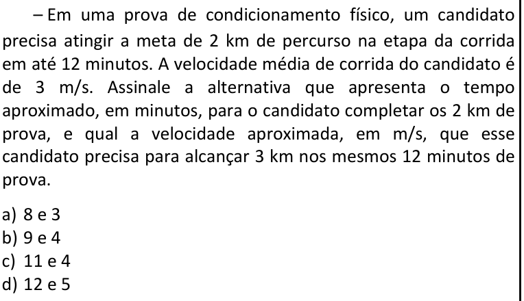 Questão 54 no caderno CFS 1 da EEAR 2026