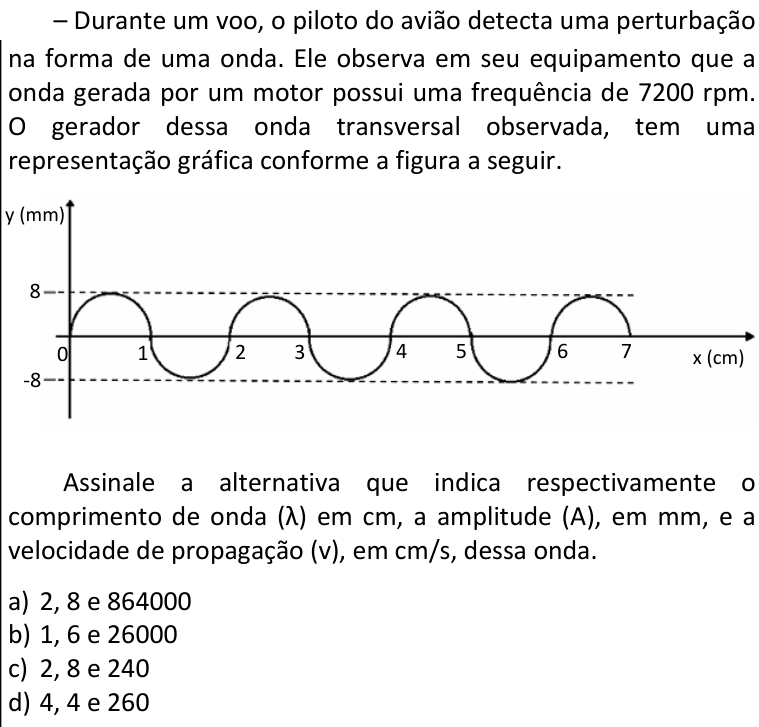 Questão 66 no caderno CFS 1 da EEAR 2026