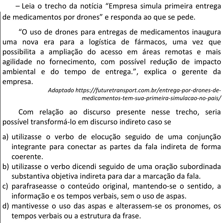 Questão 21 no caderno CFS 2 da EEAR 2026