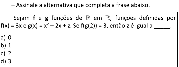 Questão 34 no caderno CFS 2 da EEAR 2026