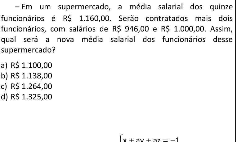 Questão 41 no caderno CFS 2 da EEAR 2026