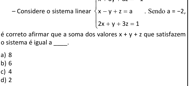 Questão 42 no caderno CFS 2 da EEAR 2026