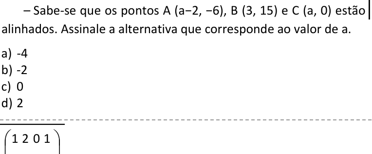 Questão 44 no caderno CFS 2 da EEAR 2026