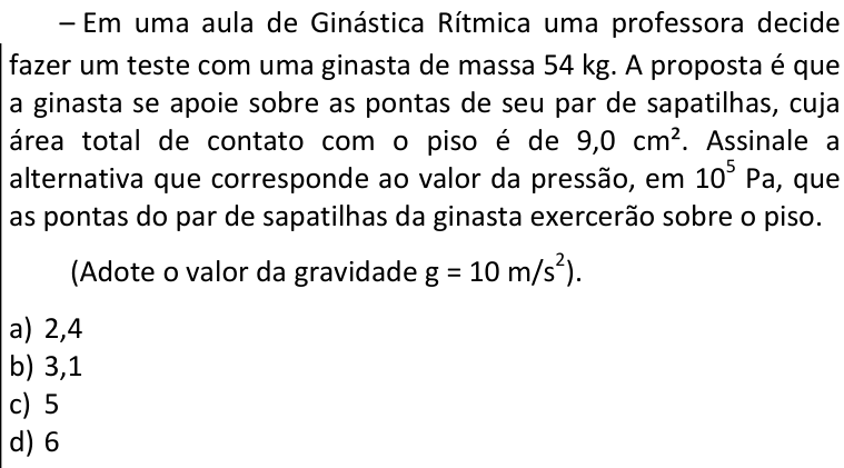 Questão 61 no caderno CFS 2 da EEAR 2026