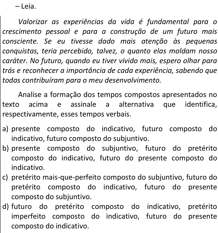 Questão 18 no caderno CFS 1 da EEAR 2027