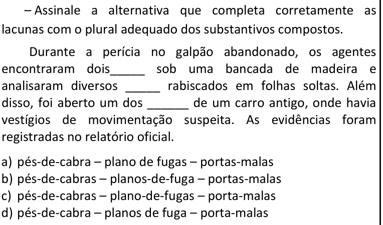 Questão 20 no caderno CFS 1 da EEAR 2027