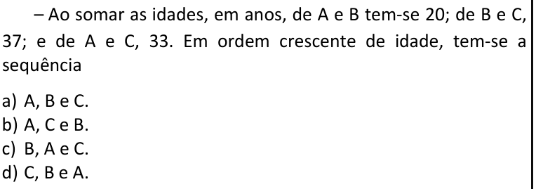 Questão 42 no caderno CFS 1 da EEAR 2027