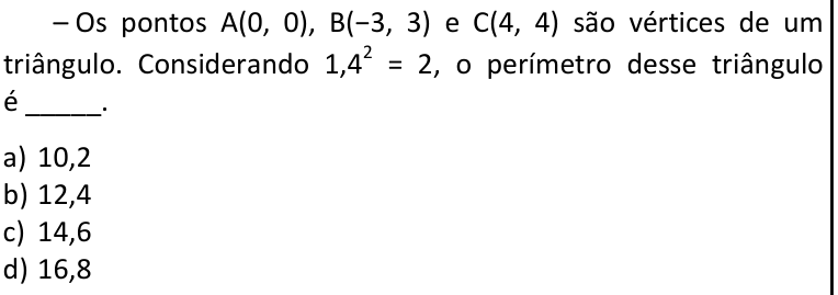 Questão 44 no caderno CFS 1 da EEAR 2027