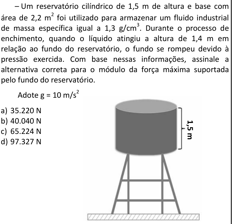 Questão 50 no caderno CFS 1 da EEAR 2027