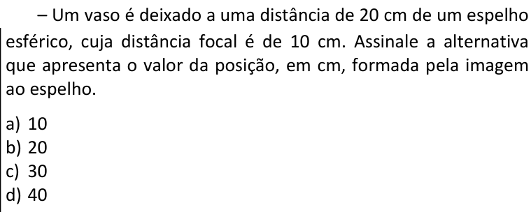 Questão 66 no caderno CFS 1 da EEAR 2027