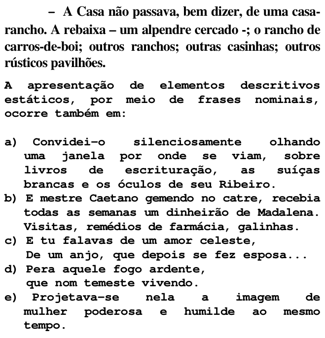 Questão 5 no caderno V da FUVEST 1998