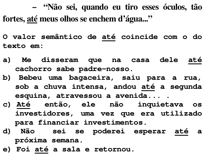 Questão 6 no caderno V da FUVEST 1998