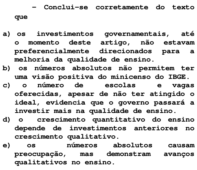 Questão 10 no caderno V da FUVEST 1998