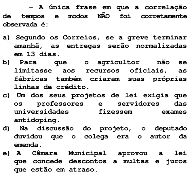 Questão 14 no caderno V da FUVEST 1998