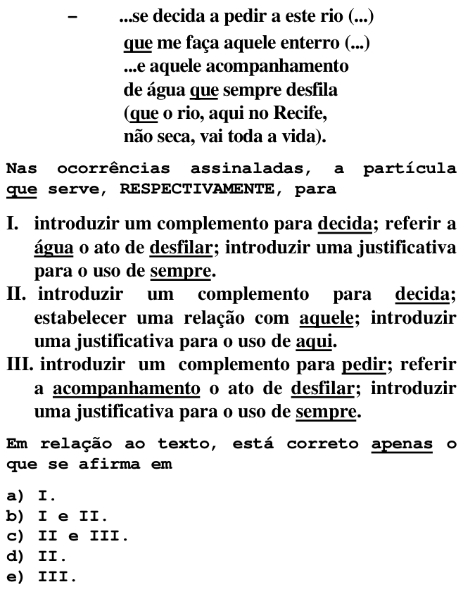 Questão 16 no caderno V da FUVEST 1998