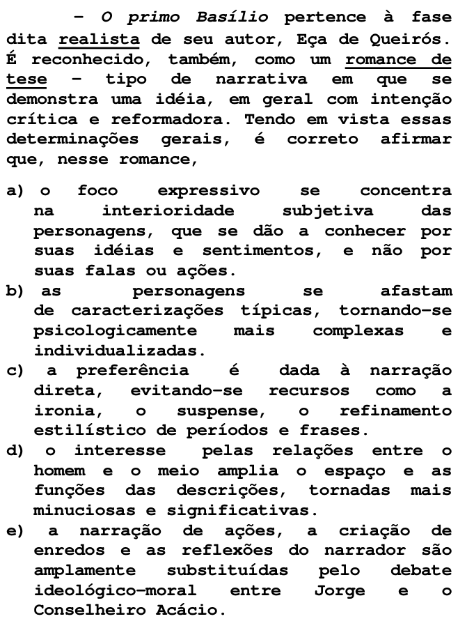 Questão 22 no caderno V da FUVEST 1998
