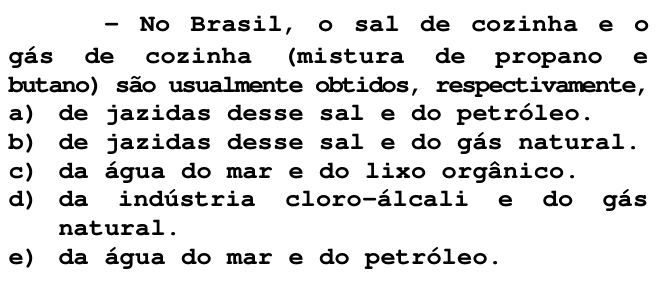 Questão 30 no caderno V da FUVEST 1998