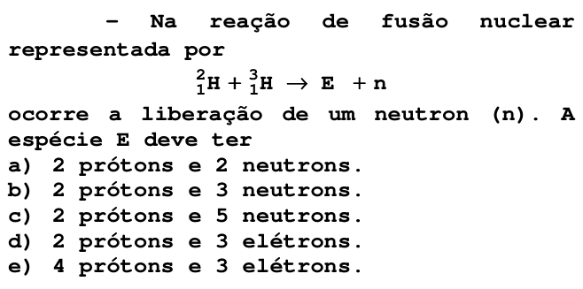 Questão 35 no caderno V da FUVEST 1998