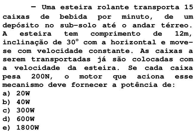 Questão 56 no caderno V da FUVEST 1998