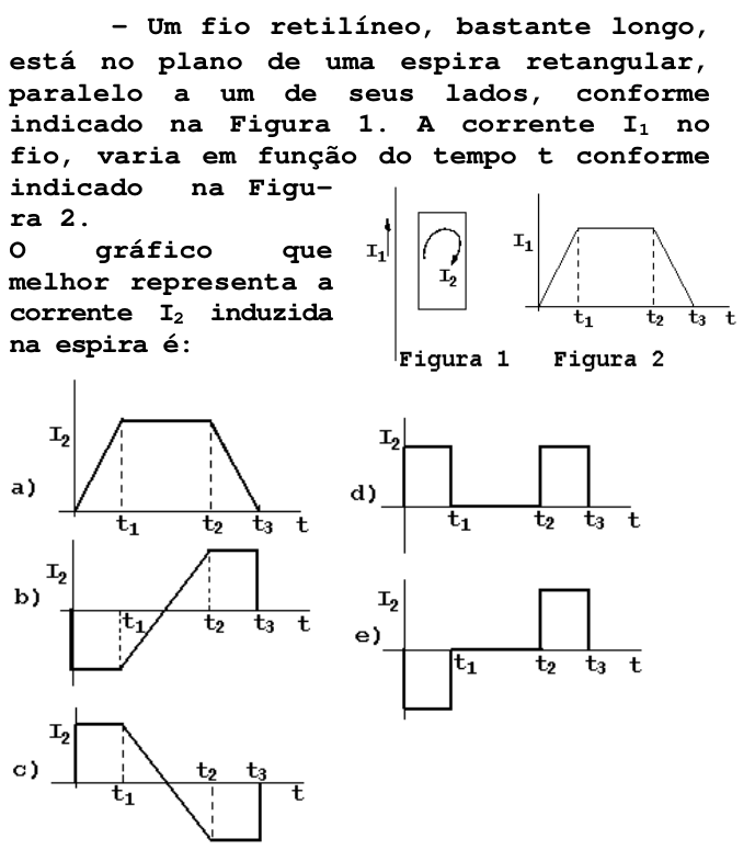 Questão 65 no caderno V da FUVEST 1998