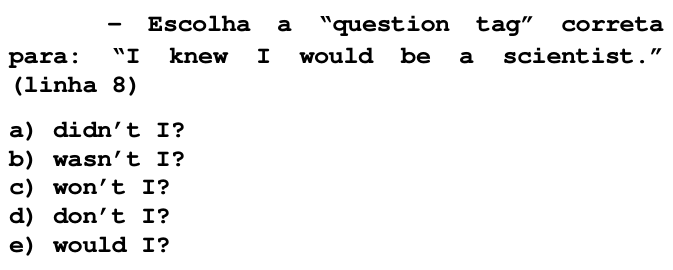 Questão 71 no caderno V da FUVEST 1998