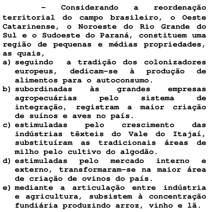 Questão 2 no caderno T da FUVEST 1998