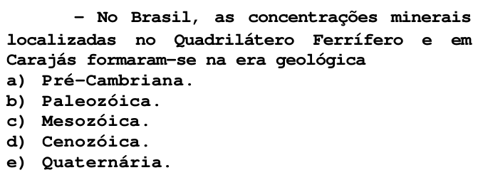 Questão 11 no caderno T da FUVEST 1998