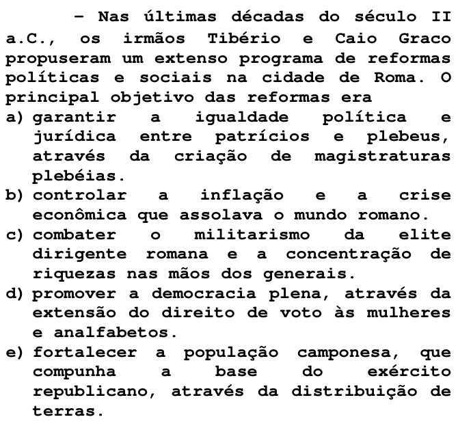 Questão 22 no caderno T da FUVEST 1998