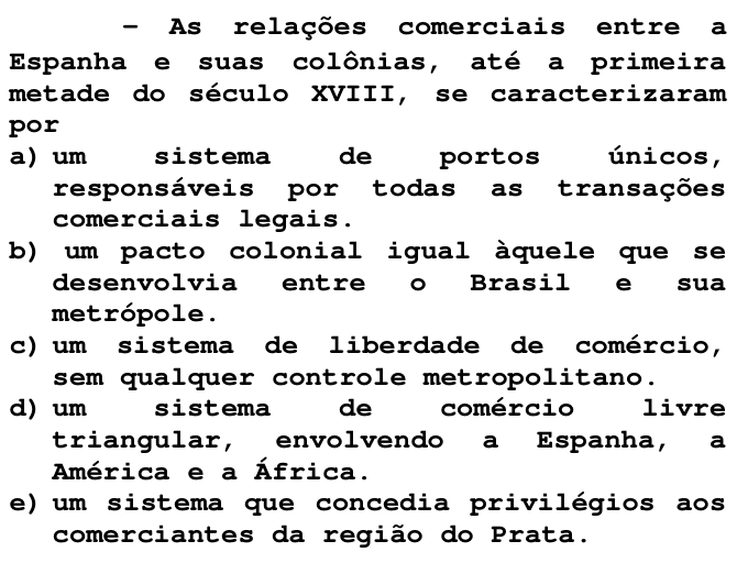 Questão 26 no caderno T da FUVEST 1998