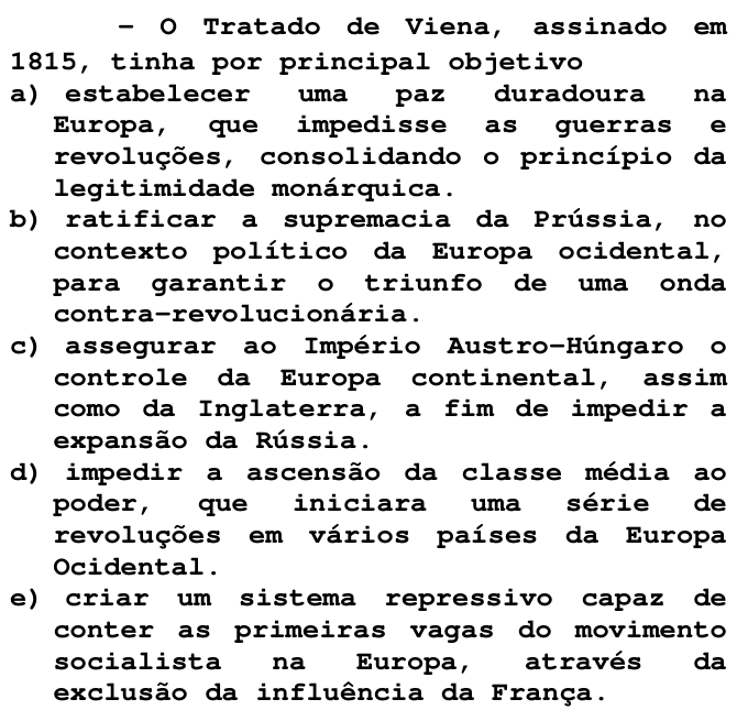 Questão 27 no caderno T da FUVEST 1998
