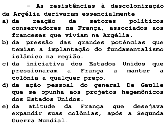 Questão 30 no caderno T da FUVEST 1998