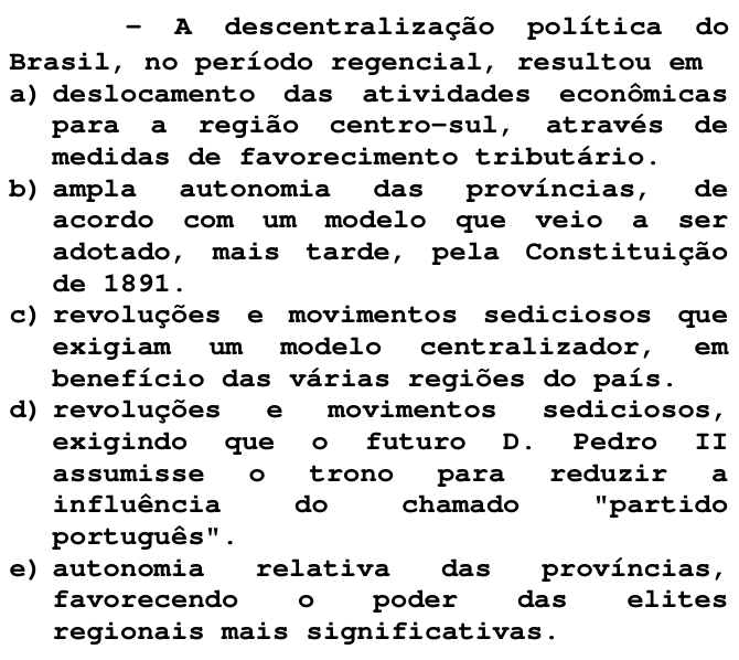 Questão 35 no caderno T da FUVEST 1998