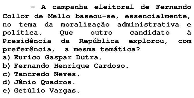 Questão 39 no caderno T da FUVEST 1998