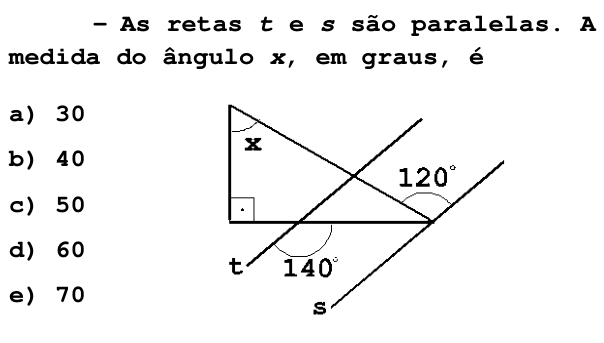 Questão 51 no caderno T da FUVEST 1998