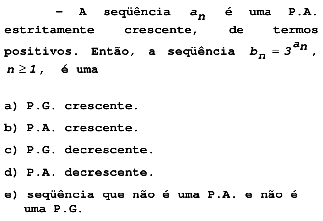 Questão 55 no caderno T da FUVEST 1998
