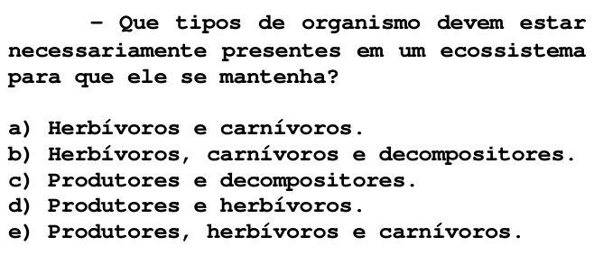 Questão 75 no caderno T da FUVEST 1998