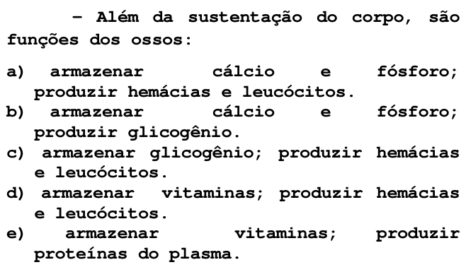 Questão 78 no caderno T da FUVEST 1998