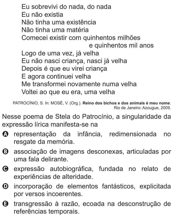 Questão 30 no caderno Azul do ENEM 2018