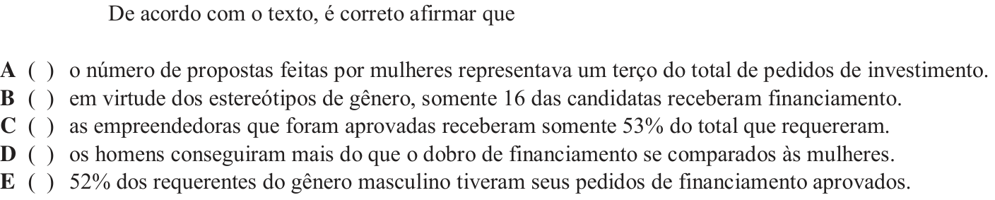 Questão 7 no caderno Inglês do ITA 2018