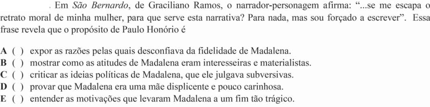 Questão 23 no caderno Português do ITA 2018
