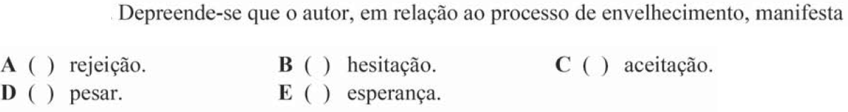 Questão 27 no caderno Português do ITA 2018