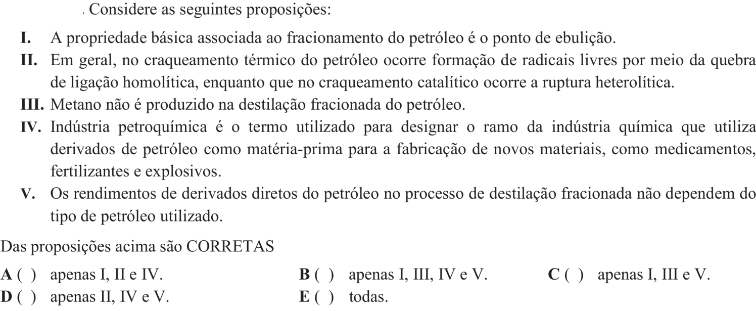 Questão 11 no caderno Química do ITA 2018