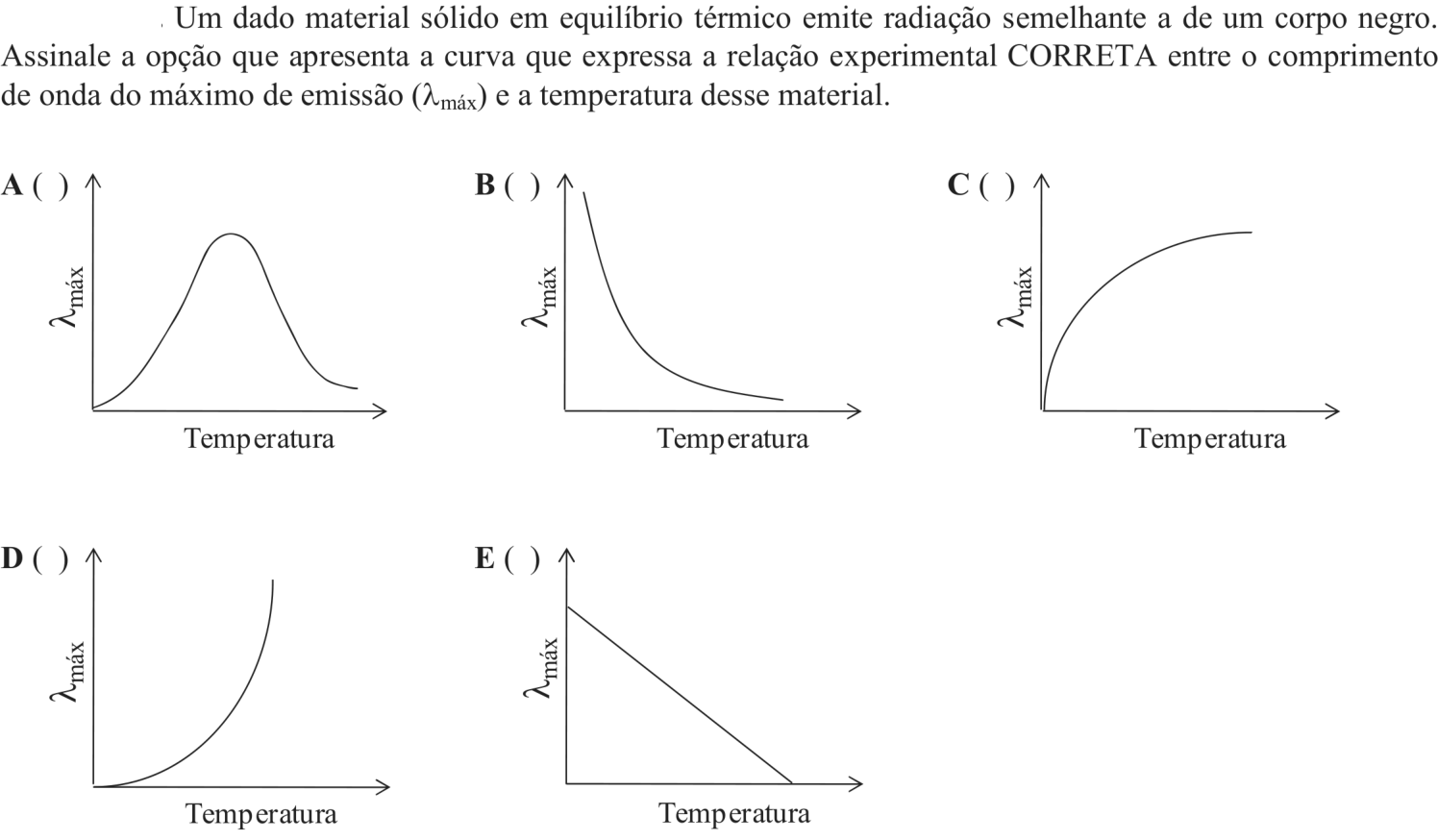 Questão 20 no caderno Química do ITA 2018