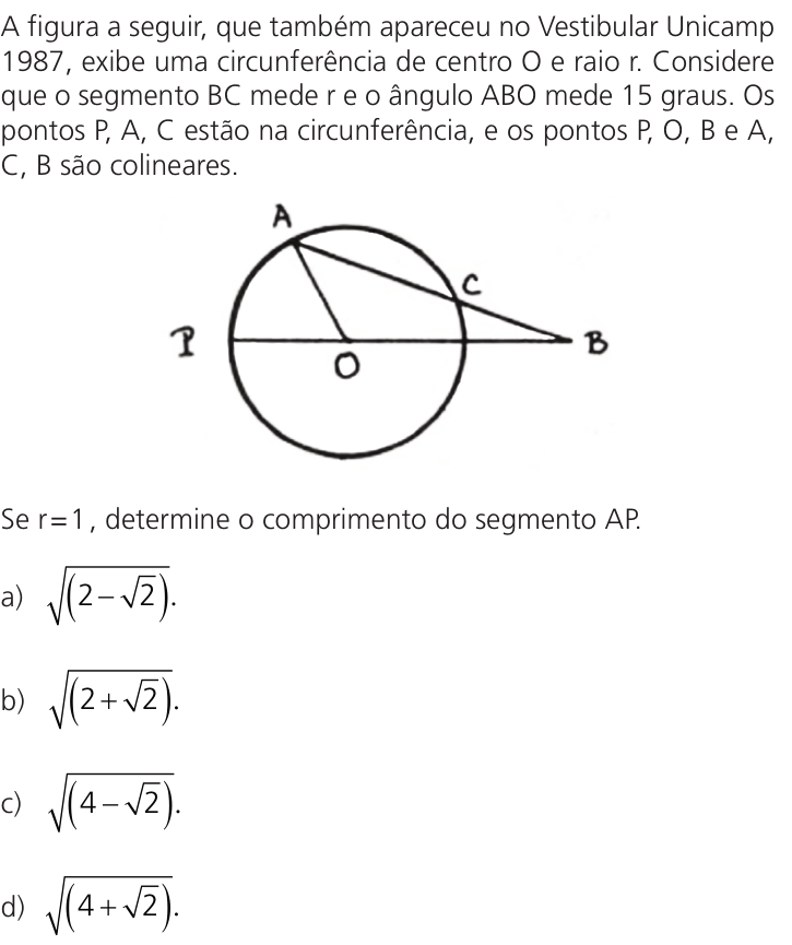 Questão 26 no caderno Q da UNICAMP 2027